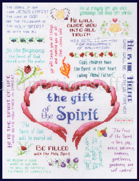 Rare Abel Gift Of Spirit CrossStitch Kit Inspirational Verses