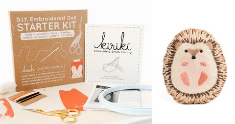 Galletta Animal Doll Crewel Embroidery Kit w Starter Gift Set