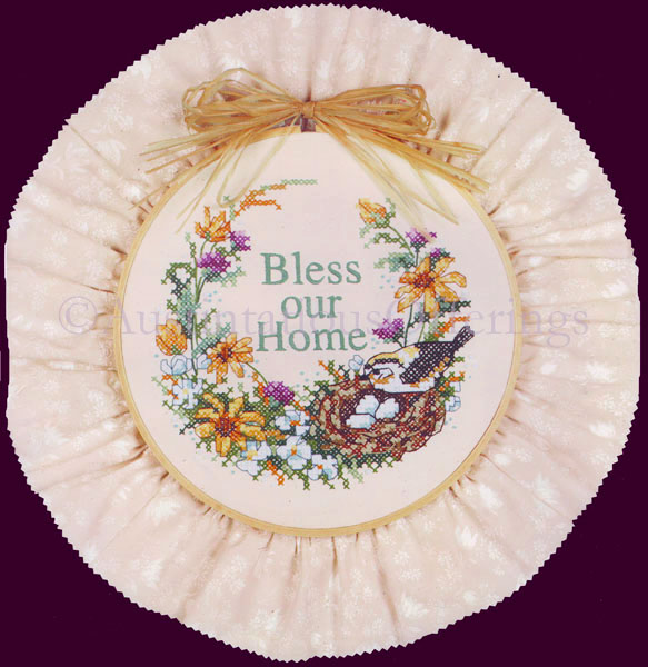 Fogleman Bless Our Home Stamped Cross Stitch Kit Suits Beginners