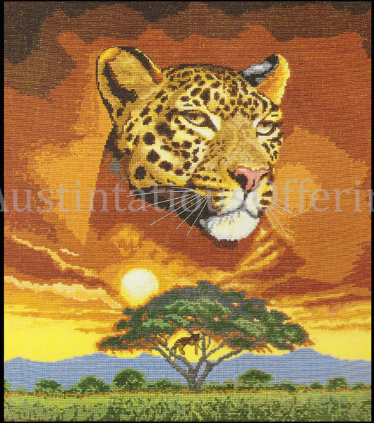 Rare Cheetah Lord Of Plains Cross Stitch Kit Born Free Poster