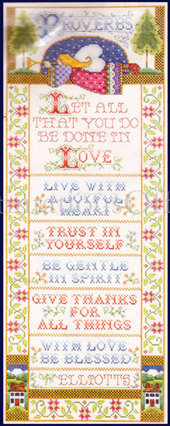 Rare Elliott Done In Love Inspirational Cross Stitch Kit