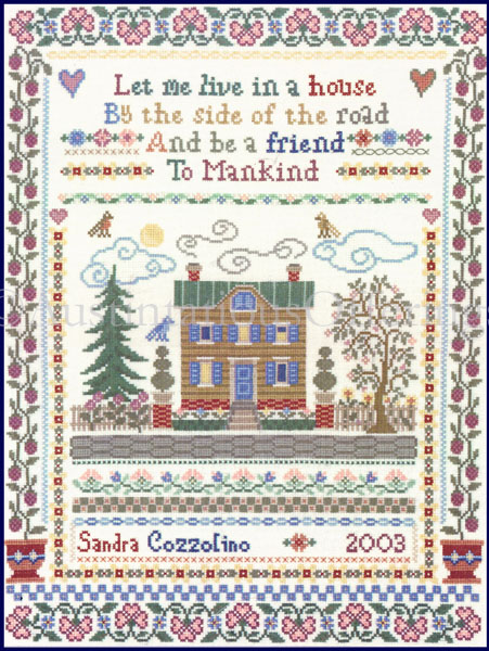 Rare Cozzolino Home Cross Stitch Sampler Kit Friend to Mankind