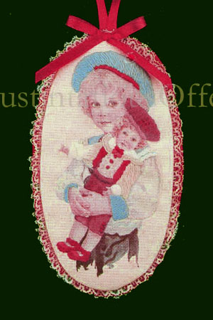 Hagara Crewel Embroidery Ornament Kit Christmas Boy Steven