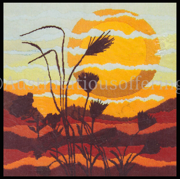 Rare Ambler Sunset On The Plains Longstitch Needlepoint Kit