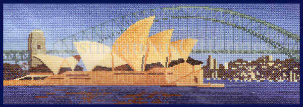 Rare Clayton Sydney Harbour Cross Stitch Kit Opera House Bridge