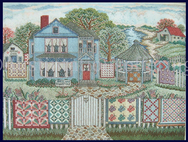 Rare Myers Victorian Quilt Show Cross Stitch Kit