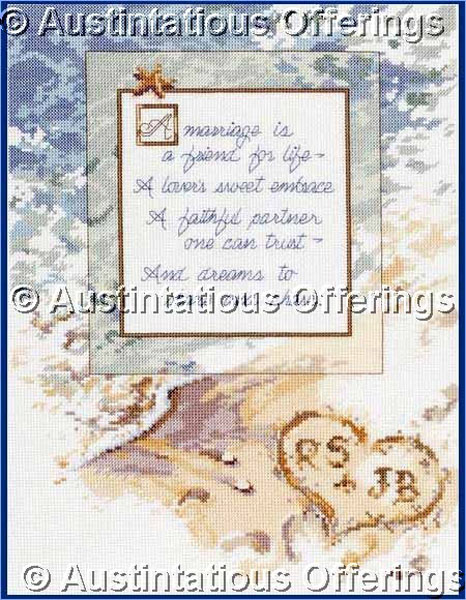 Rossi Marriage Is Cross Stitch Kit Seaside Wedding Remembrance