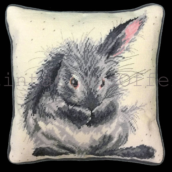 Hannah Dale Wrendale Animals Bunny Rabbit Bath Needlepoint Kit