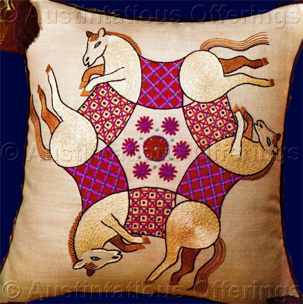 Rare Byzantine Animal Art Crewel Embroidery Kit Horse Puzzle