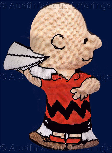 Rare Schulz Peanut Characters Needlepoint Doll Kit Charlie Brown