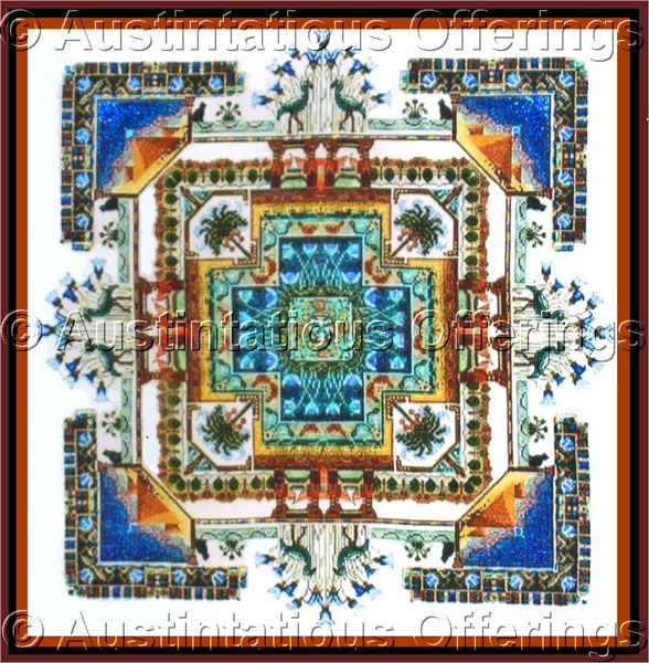 Chatelaine Mandala Cross Stitch Chart Egyptian Garden Advanced