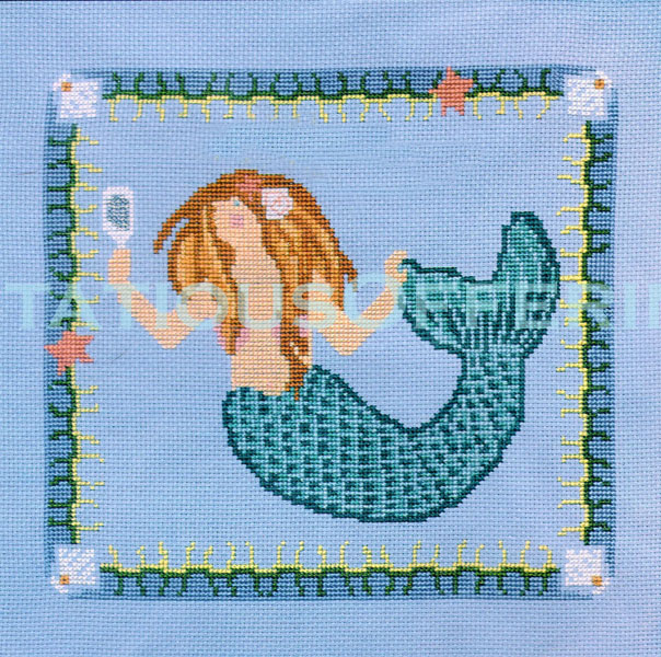 Rare Murray Mermaid Cross Stitch Kit Siren of the Sea