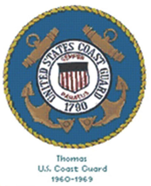 US Coast Guard Seal CrossStitch Kit Commemorate Years of Service