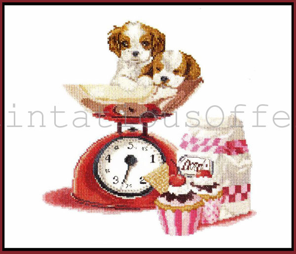 Cazenave Puppy Love Cross Stitch Kit Cupcake Helpers Gouverneur