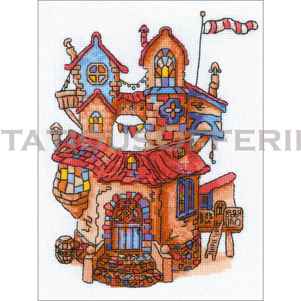 Delightful Castle Sheveleva Fairy Tale Home Cross Stitch Kit