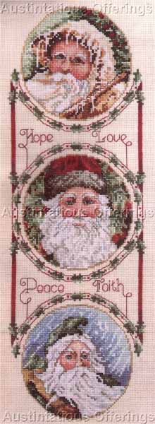 Donna Giampa Father Winter Cross Stitch Bell Pull Kit Christmas