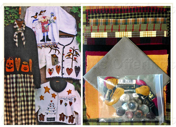 Strebel Korte Folk Art Applique Jacket Chart Pack Pattern Fabric