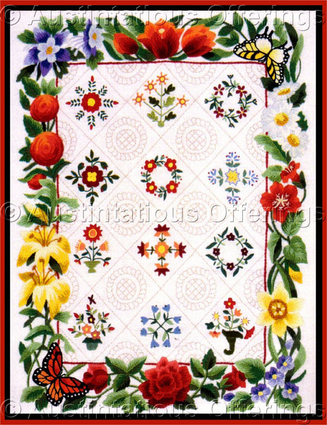 Rare Barker Quiltscape Art Repro Crewel Embroidery Kit Williams