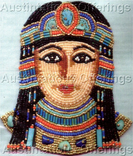 Rare Egyptian Goddess Beaded Brooch Kit Isis Beading Pin