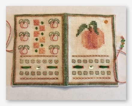 Fern Ridge Just Peachy Cross Stitch Sewing Case Kit