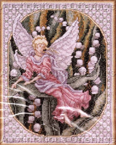 Wentzler Lily Fairy Cross Stitch Kit Fantasy Garden Magical Maid