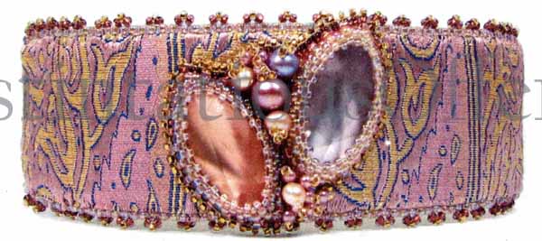 Rare Benson Pink Gold Navette Bracelet Limited Edition Bead Kit