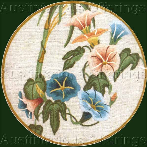 Rare Williams Floral Crewel Embroidery Kit Prelude Morning Glory