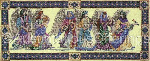 Rare Wentzler Renaissance Angels Cross Stitch Kit Advanced