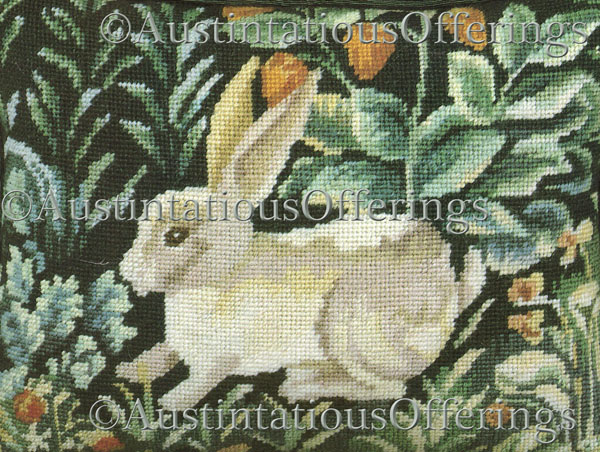 Rare Wilson Rabbit Needlepoint Kit Museum Cloister Collection