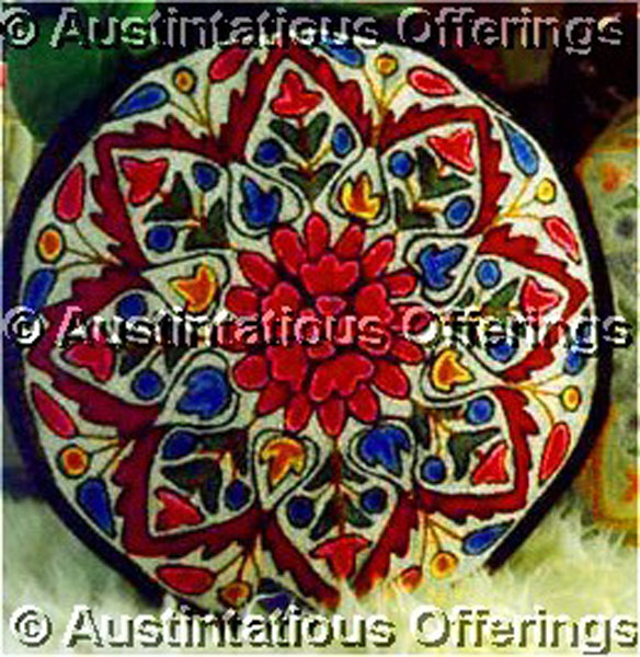 Traditional Medallion Crewel Embroidery Kit Barrani ChainStitch