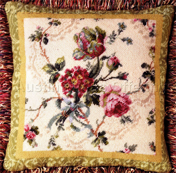 Rare Griffin Springtime Rhapsody Needlepoint Kit Floral Bouquet