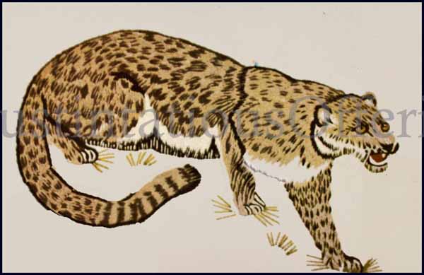 Master Series Endangered Animals Crewel Embroidery Kit Leopard