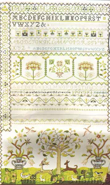Paragon Reproduction Chase Sampler Cross Stitch  Embroidery Kit