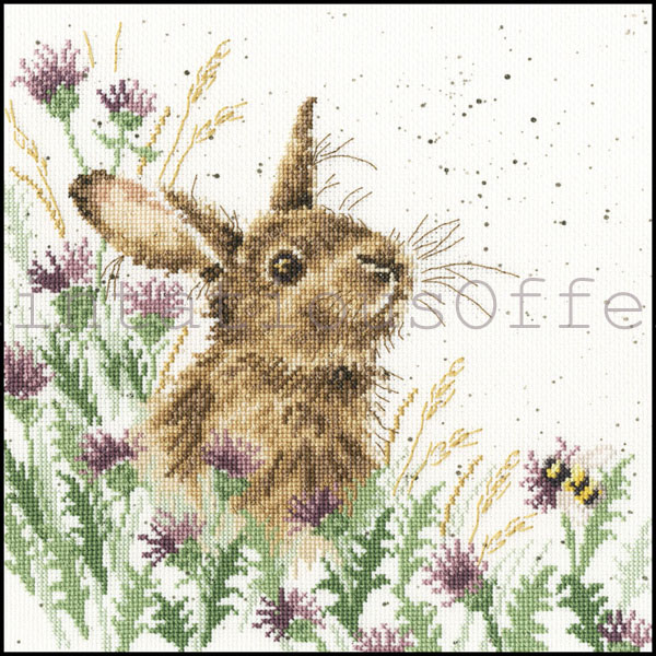 Hannah Dale Wrendale Animals Hare Cross Stitch Kit Bunny Rabbit