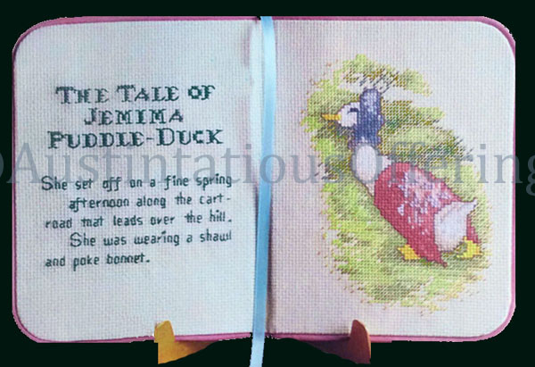 Rare Beatrix Potter Cross Stitch Storybook Kit Jemima Puddleduck