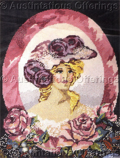 Gibson Girl Needlepoint Kit Portrait ofa Lady Victorian Elegance