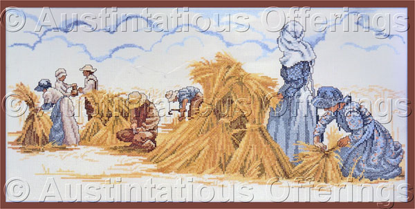 Rare Sutherland Harvest CrossStitch Kit Summer Day Wheat Sheaves