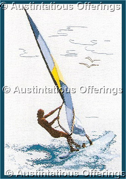 Gouverneur Sports Series Windsurfer CrossStitch Kit Windsurfing